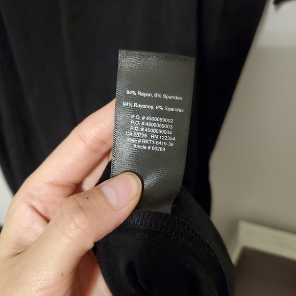 Babaton black midi dress - Picture 4 of 4